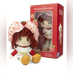 Strawberry Shortcake Plush Doll - Pink & Red Outfit